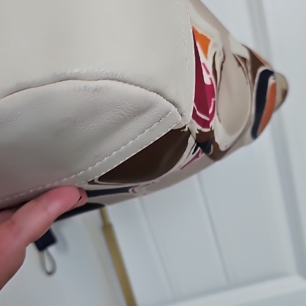 Coach 2013 Muticolor Part Op Ast Satin and Leather Carrie Tote - Picture 13 of 14